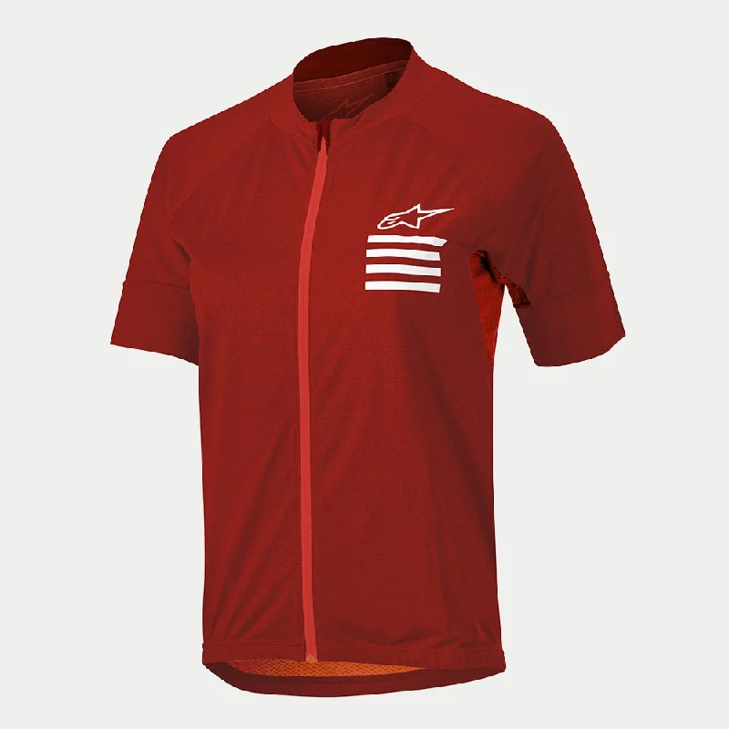 Women Stella Trail Full Zip Jersey - Short Sleeve Vintage Jersey Tee