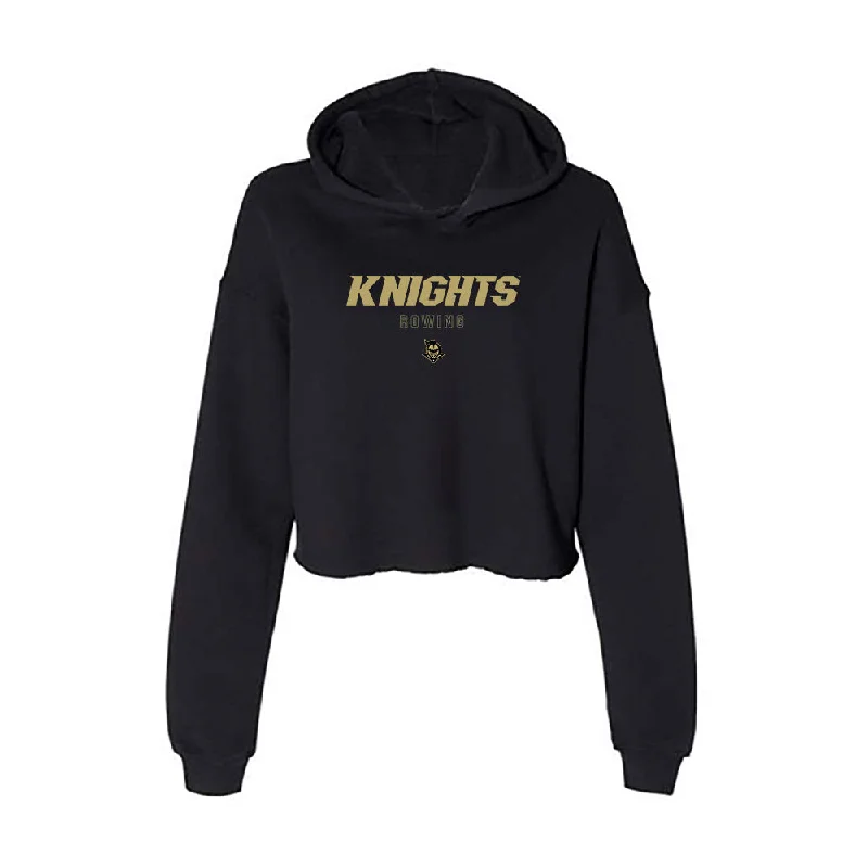 Central Florida - NCAA Women's Rowing : Makayla Baxley - Women's Crop Fleece Hoodie Hoodie with Toggle Buttons Decorative Unique Central Florida - NCAA Women's Rowing : Makayla Baxley - Women's Crop Fleece Hoodie Hoodie with Toggle Buttons Decorative Unique