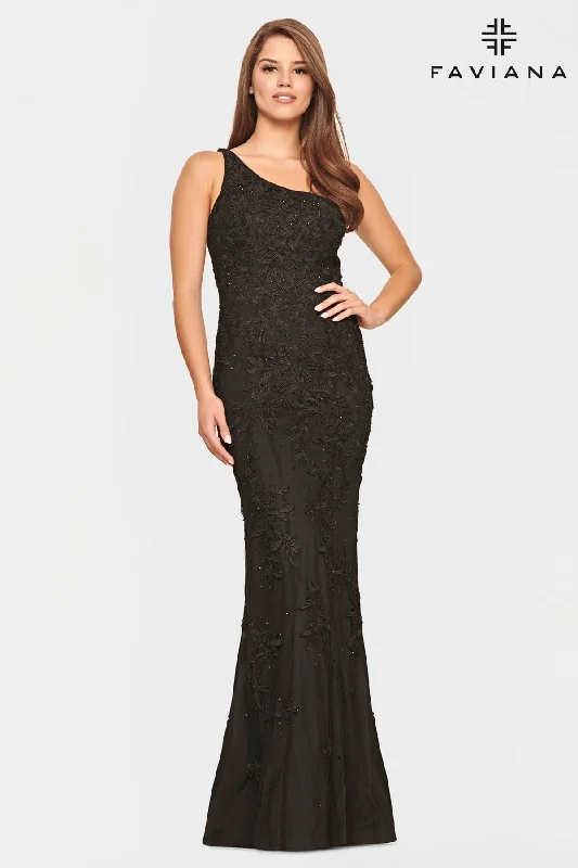 One Shoulder Lace Dress With Mermaid Skirt Tunics Review highly