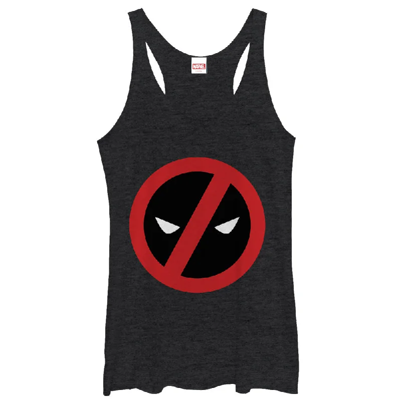 Women's Marvel Simple Deadpool Racerback Tank Top basic tank top