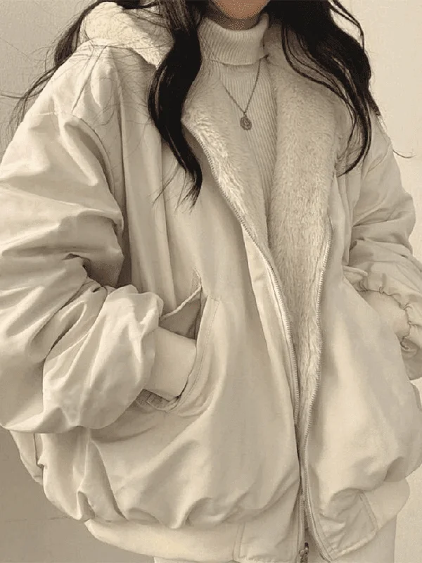 Reversible Oversize Fleece Hooded Jacket Faux Fur Jacket Real Fur Jacket Shearling Jacket Reversible Oversize Fleece Hooded Jacket Faux Fur Jacket Real Fur Jacket Shearling Jacket