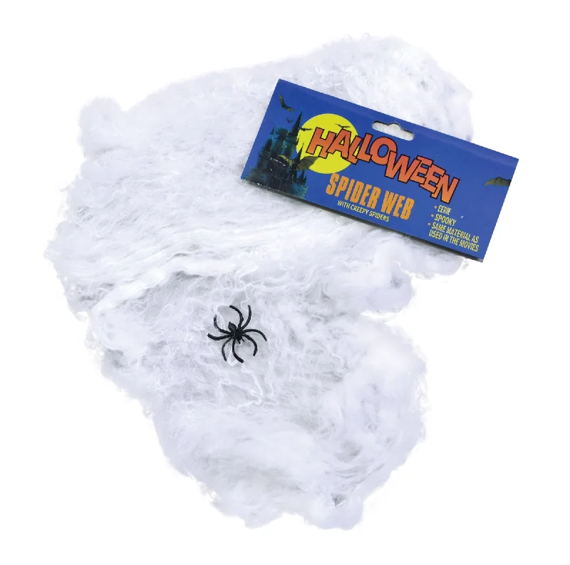 Spider Web Wool Plastic Halloween Fancy Dress Unisex Dozen Tunics Chic fashionable