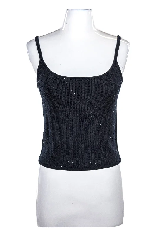 Linda Allard Ellen Tracy Tank Top silver tank top