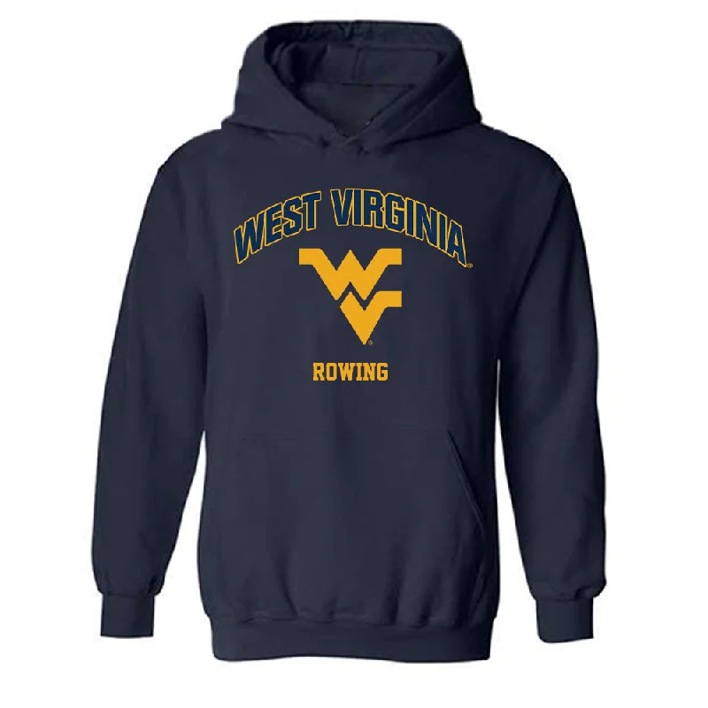 West Virginia - NCAA Women's Rowing : Hannah Fowler - Fashion Shersey Hooded Sweatshirt Hoodie with Hem Elastic Stretchable Comfortable West Virginia - NCAA Women's Rowing : Hannah Fowler - Fashion Shersey Hooded Sweatshirt Hoodie with Hem Elastic Stretchable Comfortable