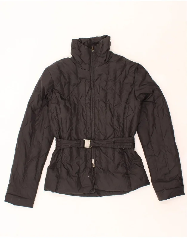 LIU JO Womens Padded Jacket UK 12 Medium Black Polyamide Mesh Jacket Canvas Jacket Denim Jacket LIU JO Womens Padded Jacket UK 12 Medium Black Polyamide Mesh Jacket Canvas Jacket Denim Jacket