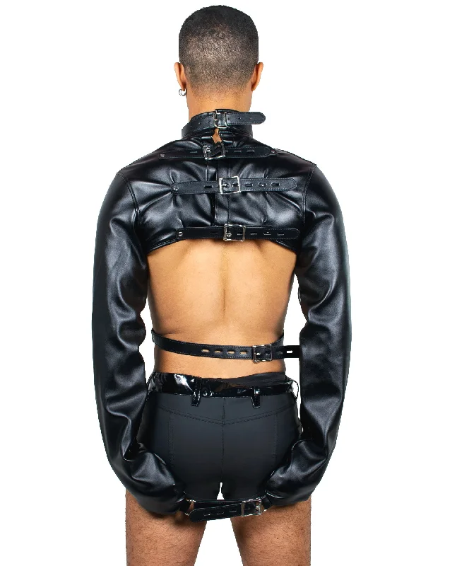 XXX RESTRICTION JACKET Toggled Jacket Drawstring Jacket Belted Jacket