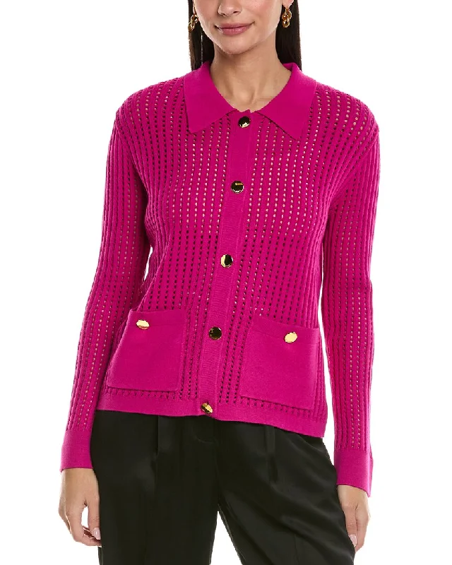 St. John Crochet Jacket Lace Jacket Ribbed Jacket Sequined Jacket