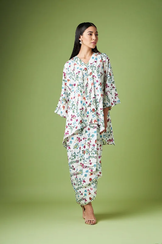 Kimono Kaftan Skirt Set midi skirt versatile