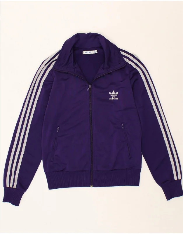 ADIDAS Womens Graphic Tracksuit Top Jacket IT 42 Medium Purple Polyester Collared Jacket Crew Neck Jacket Turtle Neck Jacket ADIDAS Womens Graphic Tracksuit Top Jacket IT 42 Medium Purple Polyester Collared Jacket Crew Neck Jacket Turtle Neck Jacket