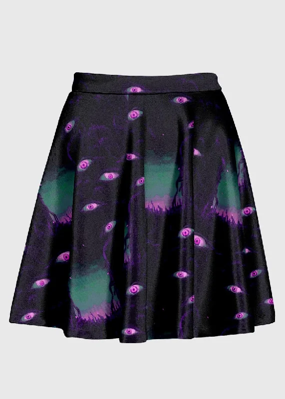 Hidden Realm Weirdcore skirt leather skirt durable