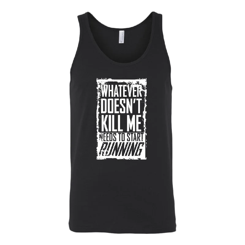 What Doesn't Kill Me.... Tank Top off shoulder tank