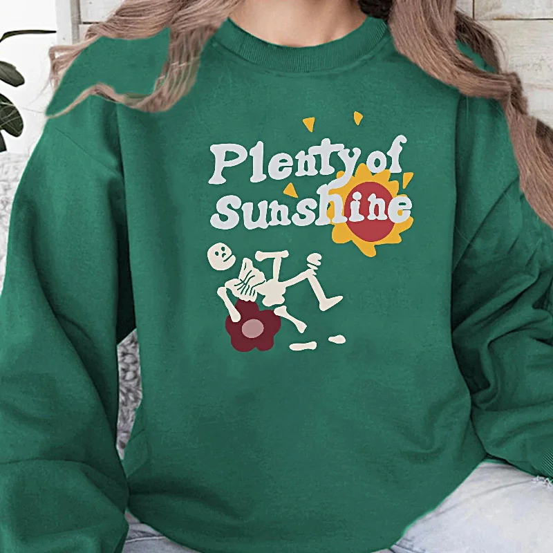Maxbell Women Crewneck Sweatshirt Winter Trendy Tops for Walking Backpacking Workout XL Green Hoodie with Thumb Holes Functional Cozy