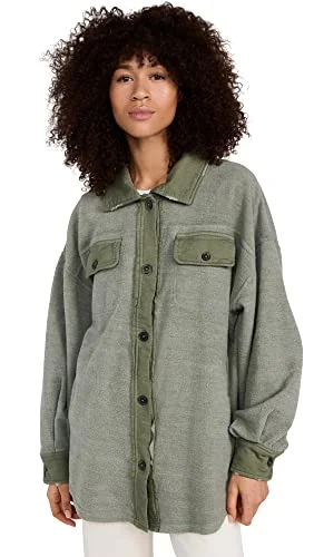 Free People Women's Ruby Jacket, Jaded, Green, SM (Women's 4-6) Notch Collar Jacket Peter Pan Collar Jacket Cowl Neck Jacket Free People Women's Ruby Jacket, Jaded, Green, SM (Women's 4-6) Notch Collar Jacket Peter Pan Collar Jacket Cowl Neck Jacket