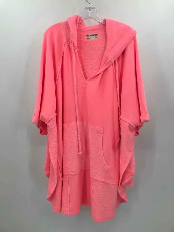 Pre-Owned Free People Pink Size XS/S Hoodie Sweater Hoodie with Magnetic Closure Innovative Modern Pre-Owned Free People Pink Size XS/S Hoodie Sweater Hoodie with Magnetic Closure Innovative Modern