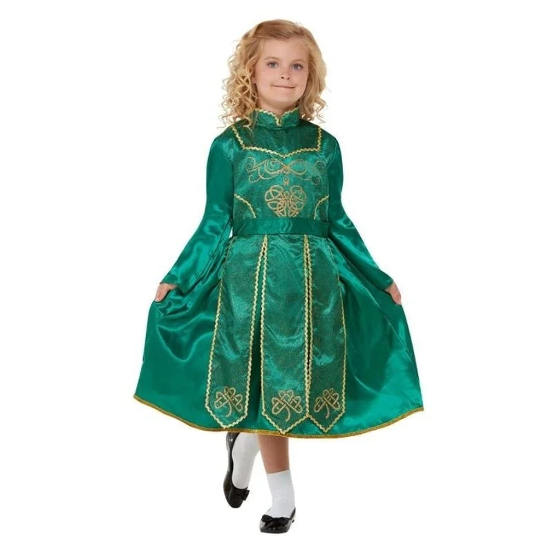 Irish Dancer Costume Girls Green Dress St Patricks Tunics Cozy soft