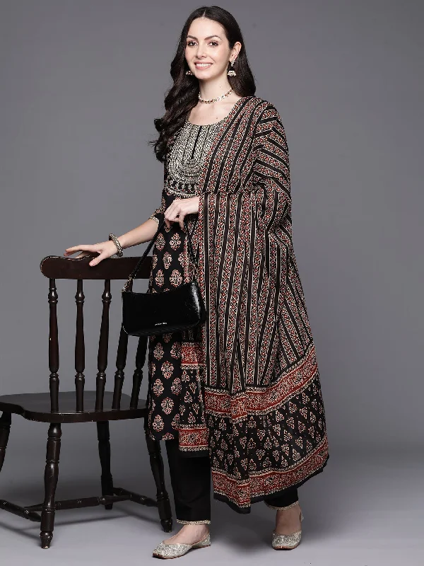 Women's Kurta With Trousers & Dupatta - Indo Era Trousers Gym Athletic