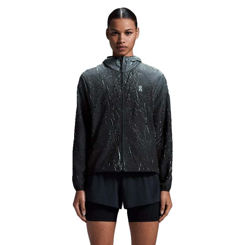 On Women's Pace Run Jacket Black / Lima Knit Jacket Woven Jacket Fleece Jacket
