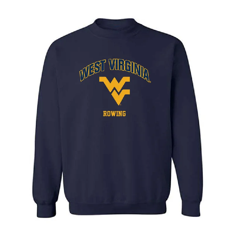 West Virginia - NCAA Women's Rowing : Anna Gall - Fashion Shersey Crewneck Sweatshirt Hoodie with Button Classic Timeless