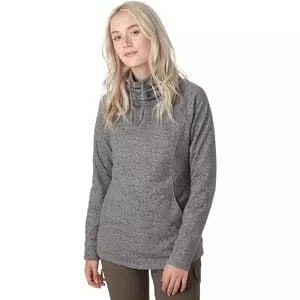 Stoic High-Low Cowl-Neck Sweater Layered Multi-layer Single Layer