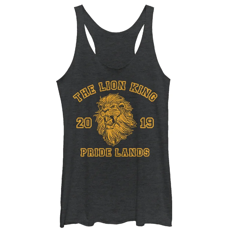 Women's Lion King King's Mane 2019 Racerback Tank Top cold shoulder tank