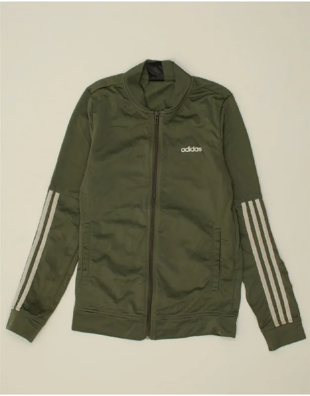 ADIDAS Womens Tracksuit Top Jacket UK 8/10 Small Khaki Polyester Cotton Fabric Linen Fabric Terry Fabric ADIDAS Womens Tracksuit Top Jacket UK 8/10 Small Khaki Polyester Cotton Fabric Linen Fabric Terry Fabric