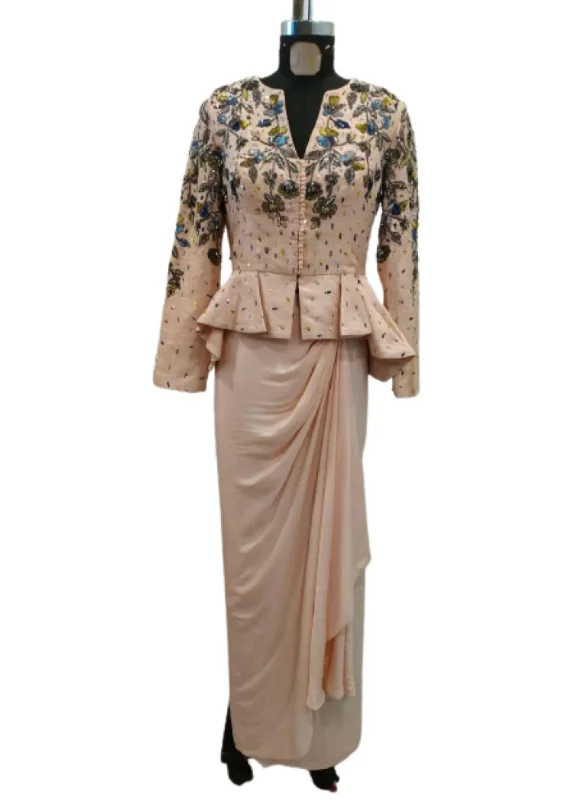 Peach Embellished Jacket & Drape Skirt Faux Fur Jacket Real Fur Jacket Shearling Jacket Peach Embellished Jacket & Drape Skirt Faux Fur Jacket Real Fur Jacket Shearling Jacket