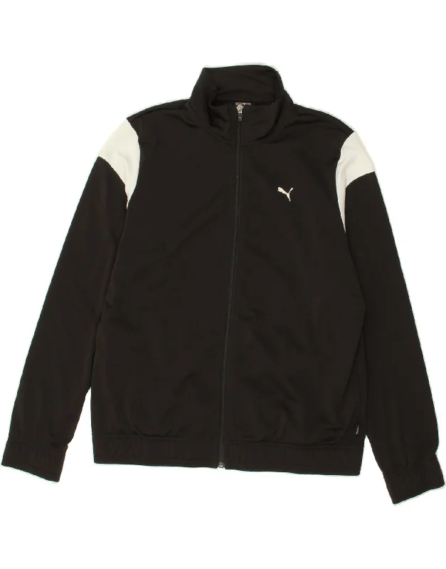 PUMA Womens Graphic Tracksuit Top Jacket UK 16 Large Black Colourblock Fitted Jacket Loose Jacket Oversized Jacket PUMA Womens Graphic Tracksuit Top Jacket UK 16 Large Black Colourblock Fitted Jacket Loose Jacket Oversized Jacket