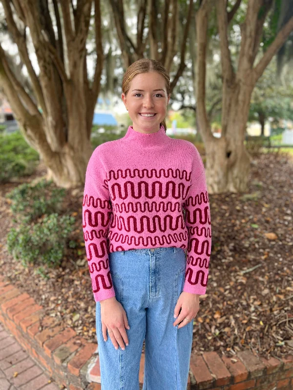 The Piper Sweater (Pink) FINAL SALE Thin Thick Dense