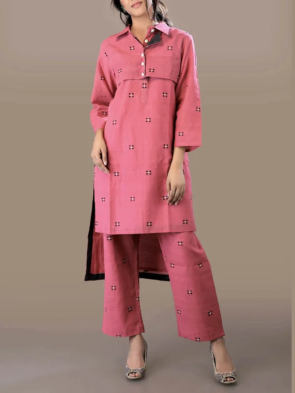 CHERRY Kurta & Pant with Short Jacket Pink Corduroy Jacket Velvet Jacket Brocade Jacket CHERRY Kurta & Pant with Short Jacket Pink Corduroy Jacket Velvet Jacket Brocade Jacket