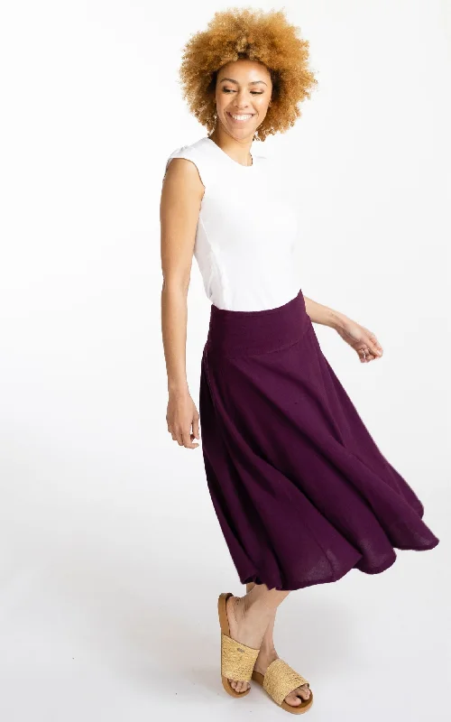 Rosa Skirt leather skirt sleek