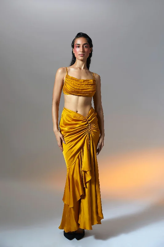 Marigold Muse Skirt cashmere skirt soft