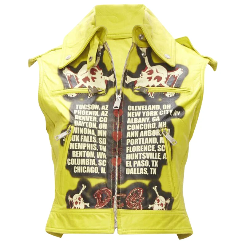 Dolce & Gabbana Modern Beauty leather biker jacket Front Pockets Side Pockets Patch Pockets Dolce & Gabbana Modern Beauty leather biker jacket Front Pockets Side Pockets Patch Pockets