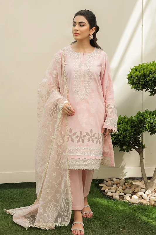 Pakistani Pink Short Kameez with Trousers Party Wear Trousers Summer Linen