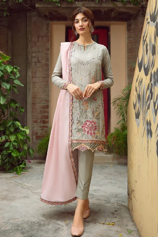 Pakistani Embroidered Dress in Kameez Trouser Style Trousers trendy modern