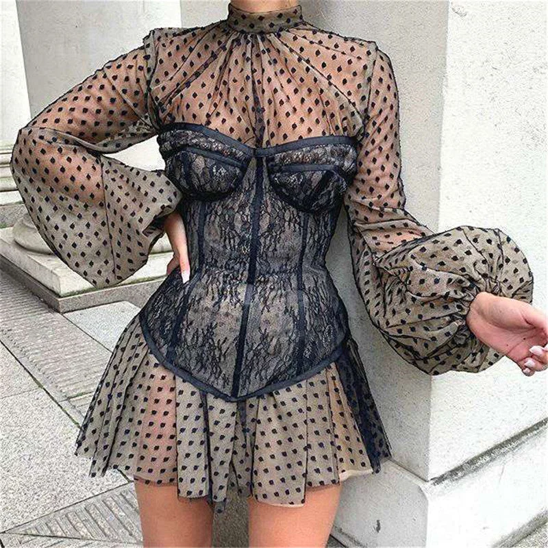 short 2 piece black