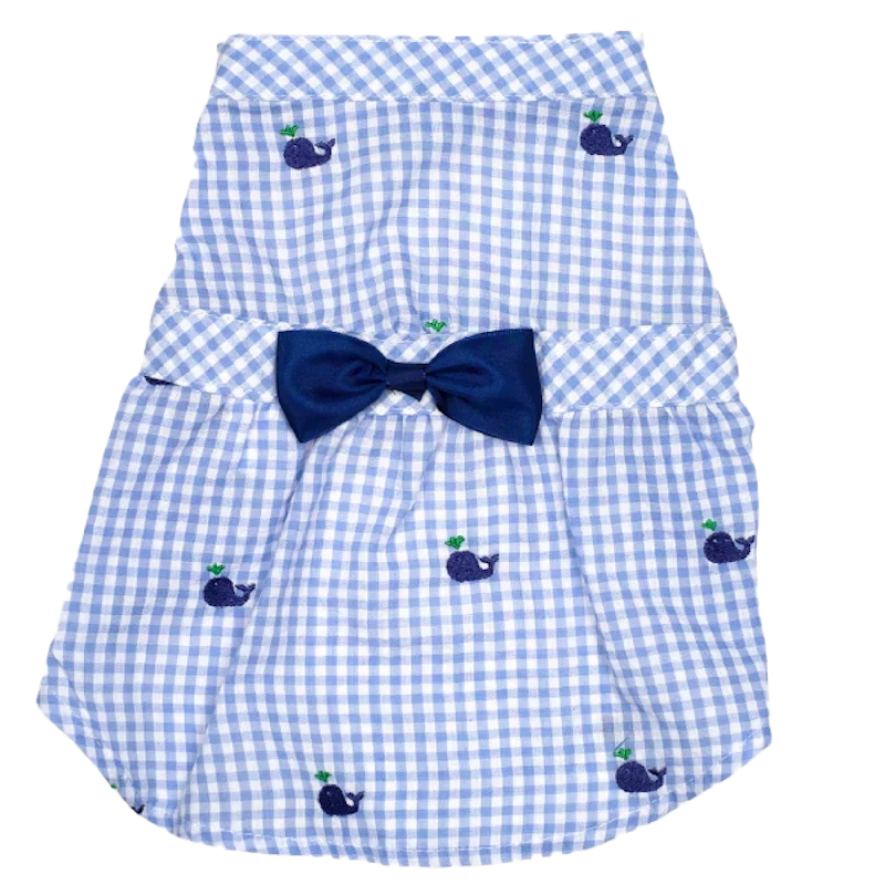 Dress | Gingham Whales