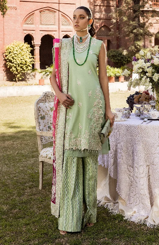 Pakistani Eid Dress in Embroidered Kameez Trouser Style Trousers Top Rated