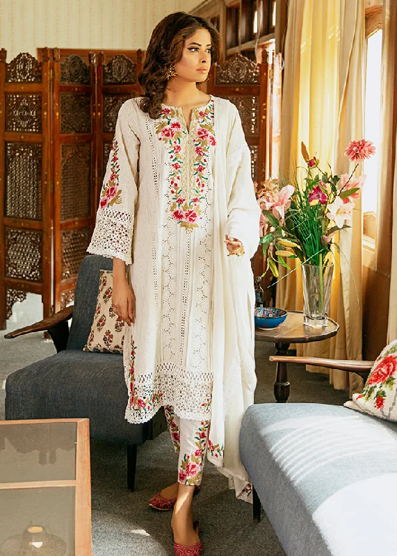 Kameez Trouser and Dupatta White Pakistani Eid Dress Trousers Leather Faux