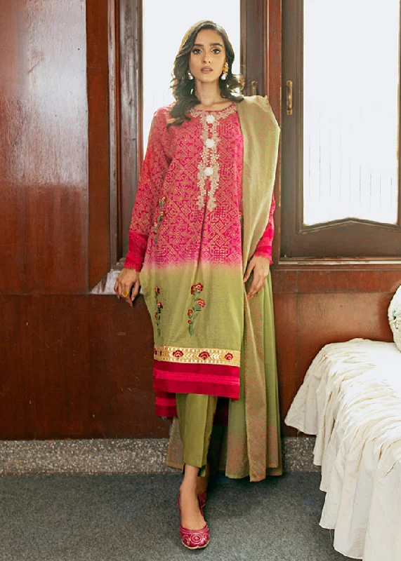 Embroidered Pink Kameez Trouser Pakistani Eid Dress Trousers Denim Blue