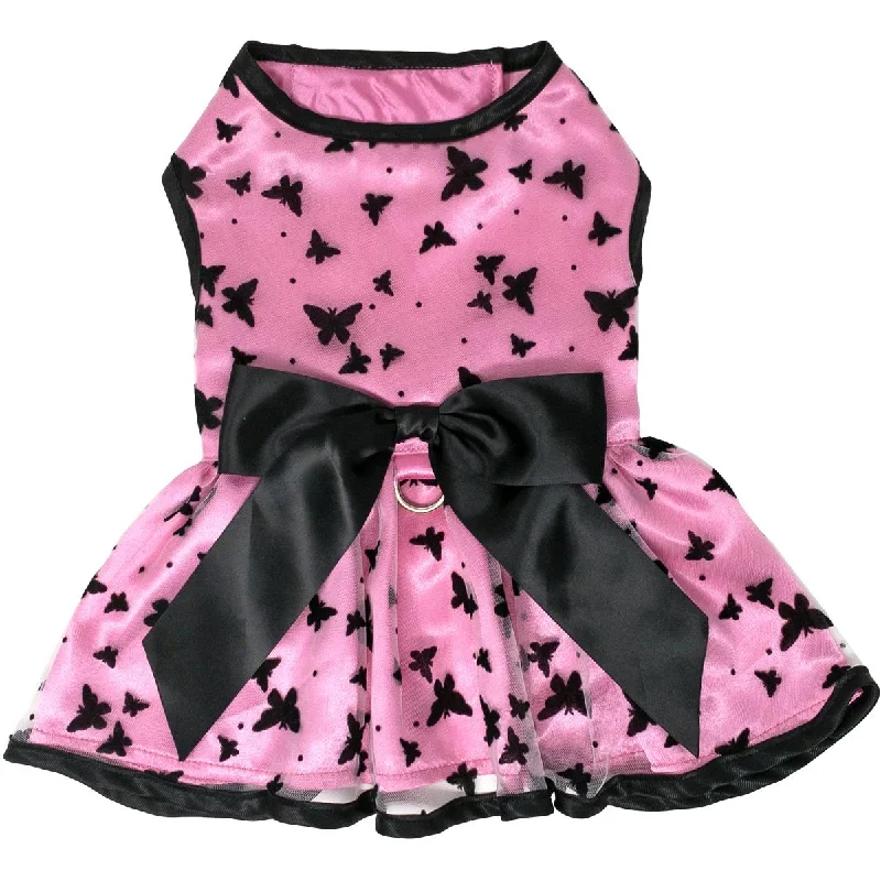Dress | Pink & Black Butterfly