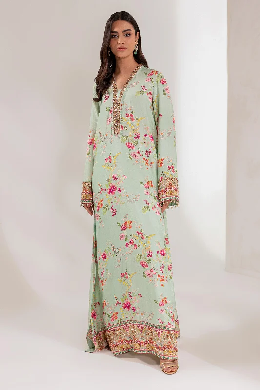 Raw Silk Kameez Trouser Style Pakistani Party Dress Trousers Seasonal Trendy
