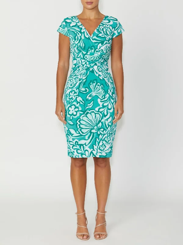 Emelynn Floral Jersey Dress