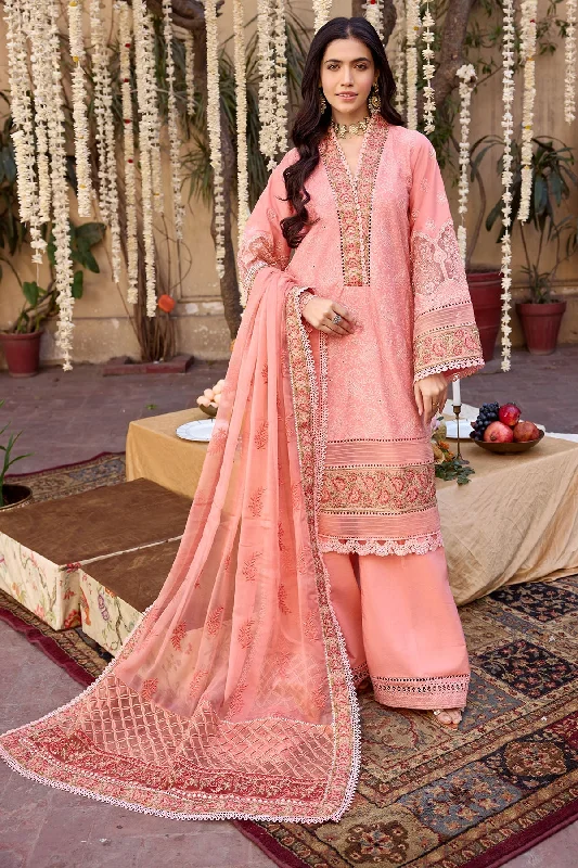 Pakistani Traditional Peach Long kameez Trousers Eid Dress Trousers Chinos Classic