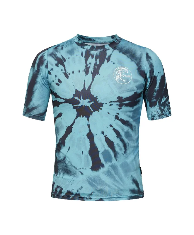 Boy's Dopedye SS UV Surf Tee Rashie - Deep Teal Wool Fabric Cashmere Fabric Tweed Fabric Boy's Dopedye SS UV Surf Tee Rashie - Deep Teal Wool Fabric Cashmere Fabric Tweed Fabric