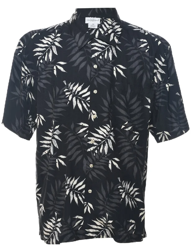 Foliage Hawaiian Shirt - M Sequined Glittery Shiny