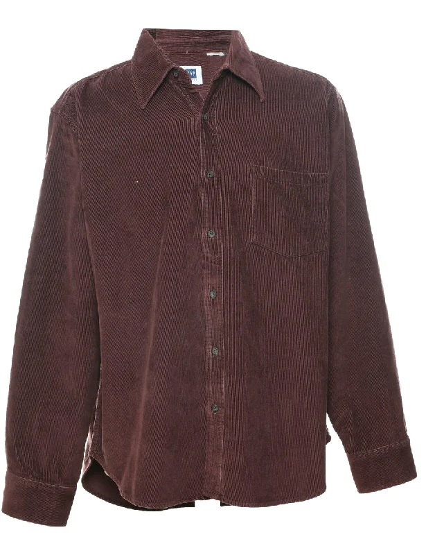 Gap Corduroy Shirt - L Plaid T-Shirt Polka Dot Checkered
