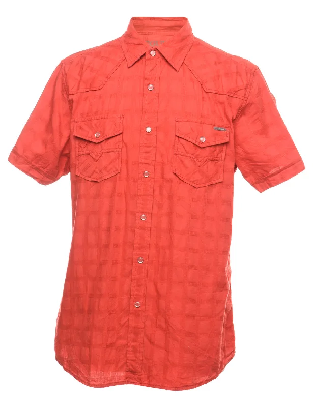 Guess Western Shirt - M Sequined Glittery Shiny