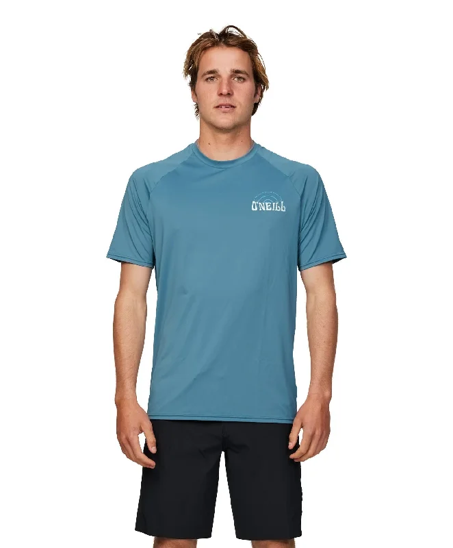 Shaved Ice UV SS Surf Tee Rashie - Deep Teal Chenille Blend Fleece Blend Nylon Blend Shaved Ice UV SS Surf Tee Rashie - Deep Teal Chenille Blend Fleece Blend Nylon Blend