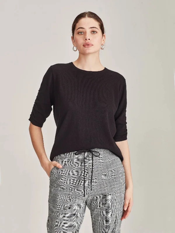 SILLS Kijana Knit Tee Wool Fabric Cashmere Fabric Tweed Fabric