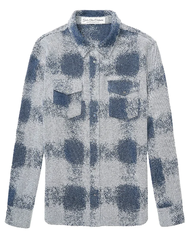 Tartan Shirt Chenille Blend Fleece Blend Nylon Blend